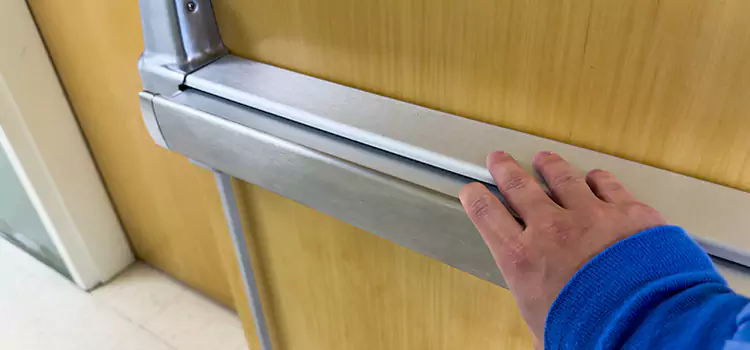 Installing a Push Bar on a Door Great Falls